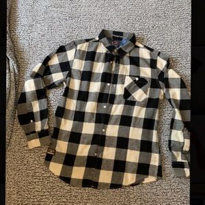 Fourstar Black and White Flannel